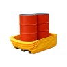 Wanna wychwytowa bez kratownicy pod 2 beczki 1500 x 1100 x 440 mm, 250 l