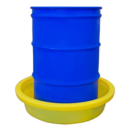 Catch basin, round without grating for 1 barrel ø 870