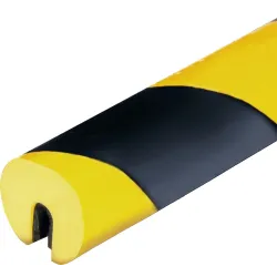 Black-yellow profile type O 1 m edge protection