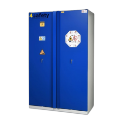Szafa ognioodporna na baterie litowo-jonowe z systemem kwarantanny i z bazą paletową, rozmiar XL 90 min 1200 x 600 x 2050 mm