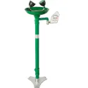 Floor-mounted eye wash station