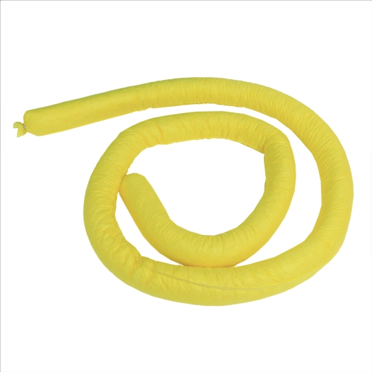 Sorbent, chemical sock, ø 7.5 cm x 3 m, 8 pcs, 8 kg
