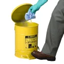 Safety container for oily waste, manual opening, 23 l