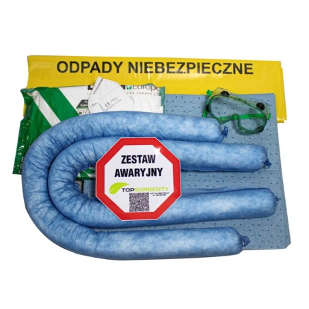 Zestaw sorbentów olejowy ADR 25 litrów Zestaw sorbentów olejowy ADR 25 litrów