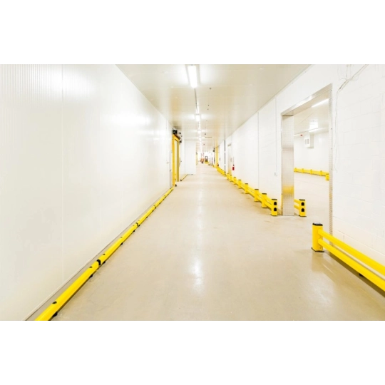 Flexible rail bumper GUARD RAIL 90, 140 x 3000 mm