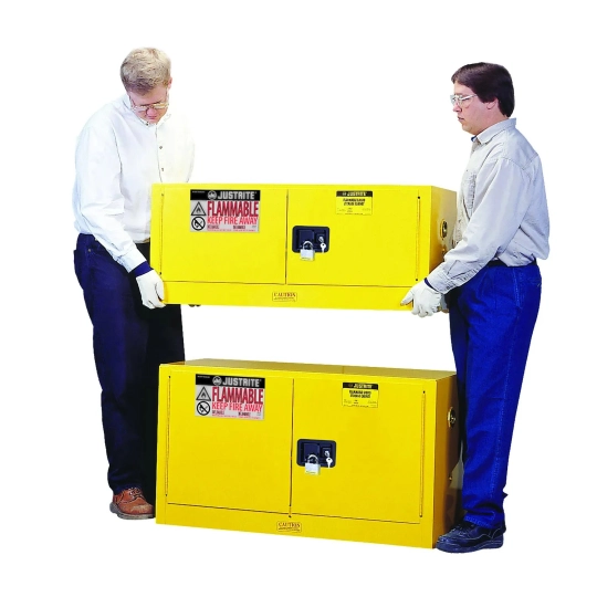 Szafa zabezpieczająca 45 l dwudrzwiowa 457 x 1092 x 457 mm