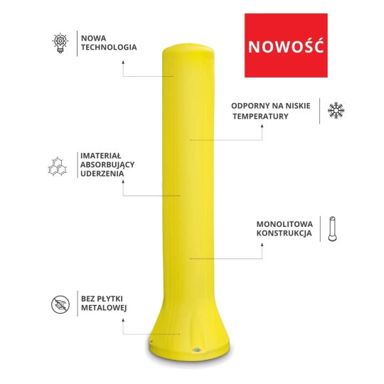 Słupek Rocket Bollard D200