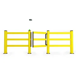 DP 150 SAFE WAY pedestrian gate equipped with a sensor and automatic closing