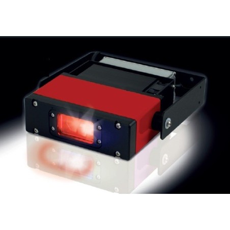 Projektor liniowy LED do suwnic HYPER HP HIGH VOLTAGE, montaż 8 - 20 m, linia 5,2 - 13 m, niebieski