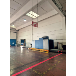 Projektor liniowy LED do suwnic HYPER HP, montaż 8 - 20 m, linia 5,2 - 13 m, niebieski