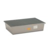 Wanna wychwytowa z kratownicą ocynkowaną pod 2 beczki GRP 220l,1280 x 850 x 290  mm