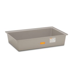 Wanna wychwytowa bez kratownicy pod 2 beczki GRP 220l, 1280 x 850 x 270 mm