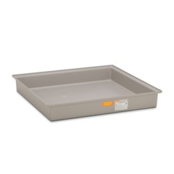 Wanna wychwytowa bez kratownicy pod 4 beczki GRP 220l, 1280 x 1280 x 180 mm