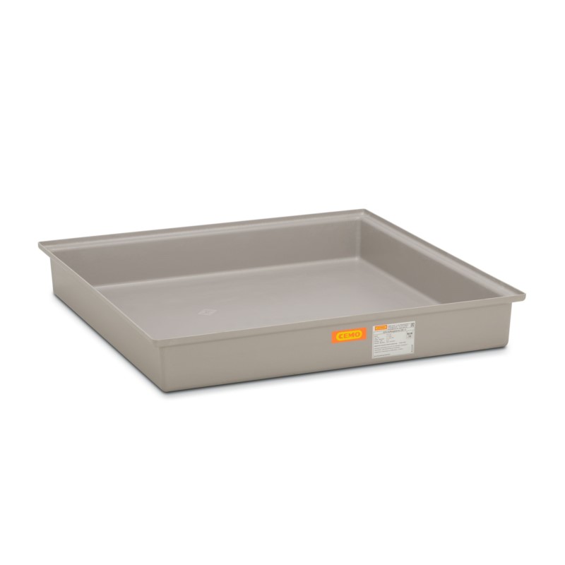 Wanna wychwytowa bez kratownicy pod 4 beczki GRP 220l, 1280 x 1280 x 180 mm