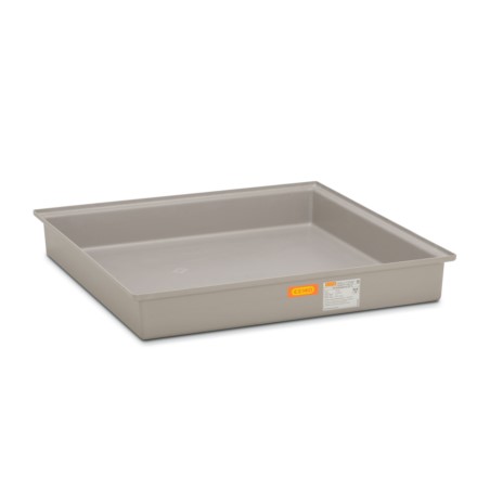 Wanna wychwytowa bez kratownicy pod 4 beczki GRP 220l, 1280 x 1280 x 180 mm