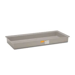 Drip tray without grating for 3 GRP 220 l barrels, 1880 x 850 x 190 mm