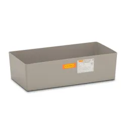 GRP spill containment tray without grating 65 l, 820 x 410 x 230 mm