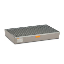 Wanna wychwytowa z kratownicą do europalet GRP 150l, 1200 x 800 x 190 mm