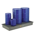 Wanna wychwytowa z kratownicą ocynkowaną pod 3 beczki GRP 220l, 1880 x 850 x 200 mm
