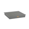 Wanna wychwytowa z kratownicą pod 2 beczki GRP 220l, 1280 x 1280 x 200 mm