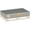 Wanna wychwytowa z kratownicą ocynkowaną GRP 150l,1280 x 850 x 190  mm