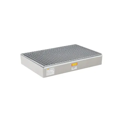 Drip tray with galvanized grating 150 l, 1200 x 800 x 240 mm