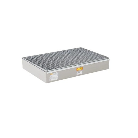 Wanna wychwytowa z kratownicą ocynkowaną  GRP 150l, 1200 x 800 x 240 mm