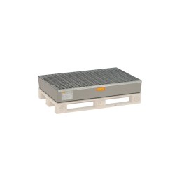 Wanna wychwytowa z kratownicą ocynkowaną  GRP 150l, 1200 x 800 x 240 mm