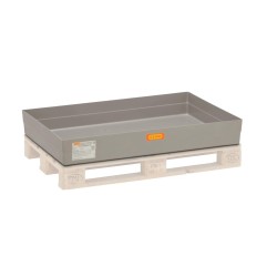 Wanna wychwytowa bez kratownicy do europalet GRP 150l,  1200 x 800 x 165 mm