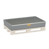 Wanna wychwytowa z kratownicą do europalet  GRP 150l,1200 x 800 x 235 mm