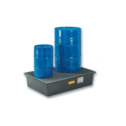 Wanna wychwytowa z kratownicą wzmocnioną pod 2 beczki GRP 220l, 1280 x 850 x 290 mm