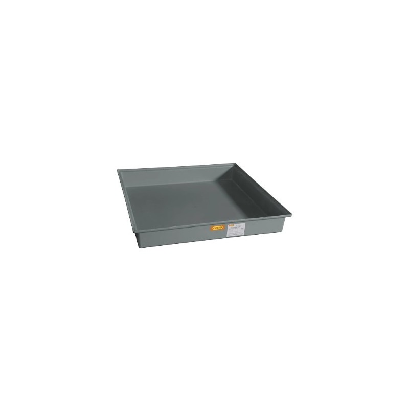 Wanna wychwytowa bez kratownicy pod 4 beczki GRP 220l, 1280 x 1280 x 180 mm