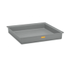 Wanna wychwytowa bez kratownicy pod 4 beczki GRP 220l, 1280 x 1280 x 180 mm