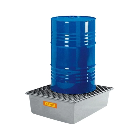 Wanna wychwytowa pod 1 beczki GRP 210l, 850 x 850 x 400  mm