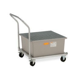 Mobliny stalowy wózek z kratownicą stalową ocynkowaną  pod 1 beczki GRP 210l, 1090 x 860 x 1080cm