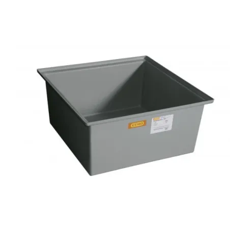 Leak collection tray without GRP grating 210 l, 850 x 850 x 390 mm