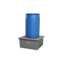 Wanna wychwytowa z kratownicą ocynkowaną  GRP 210l, 850 x 850 x 400 mm