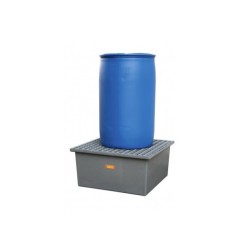 Wanna wychwytowa z kratownicą ocynkowaną  GRP 210l, 850 x 850 x 400 mm