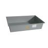 Wanna wychwytowa bez kratownicy pod 2 beczki GRP 220l, 1280 x 850 x 270 mm