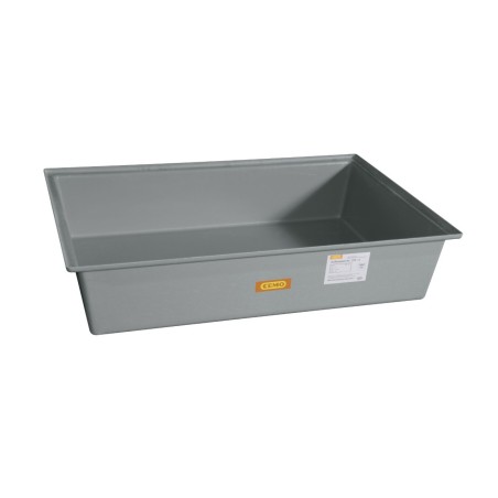 Wanna wychwytowa bez kratownicy pod 3 beczki GRP 220l, 1880 x 850 x 190 mm