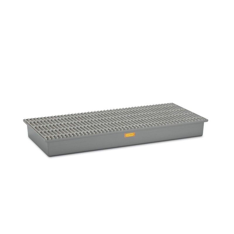 Wanna wychwytowa z kratownicą ocynkowaną pod 3 beczki GRP 220l, 1880 x 850 x 200 mm