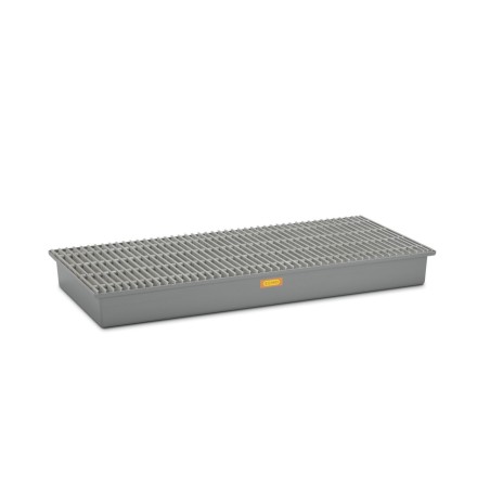 Wanna wychwytowa z kratownicą ocynkowaną pod 3 beczki GRP 220l, 1880 x 850 x 200 mm