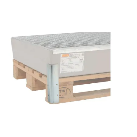 Angle bracket for screwing to the GRP 150 spill containment tub, pack of 2 pcs.