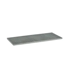Galvanized steel grating for GRP 65 spill tray, 800 x 400 x 30 mm