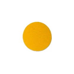 Anti-slip floor sign – yellow circle, set of 50 pcs.