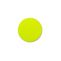 Antypoślizgowy znak podłogowy – fluorescencyjny okrąg 50 mm, R13, zestaw 50 szt.