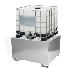 Wanna wychwytowa z kratownicą i stopami, stalowa ocynkowana pod 1 IBC 1150 x 1300 x 780 mm
