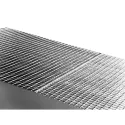 Catch basin with grating and feet, galvanized steel for 2 IBCs