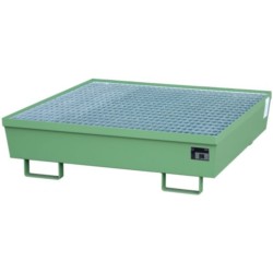 Wanna wychwytowa stalowa pod małe pojemniki, 1200 x 1200 x 335 mm