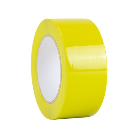 Taśma do wyznaczania ciągów komunikacyjnych, duża wytrzymałość, żółta 50 mm x 33 m